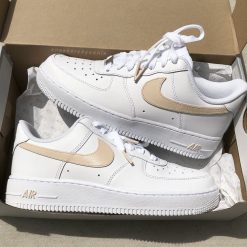 nike air branco beje