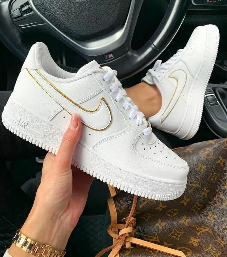 nike air branco dourado nike air branco dourado