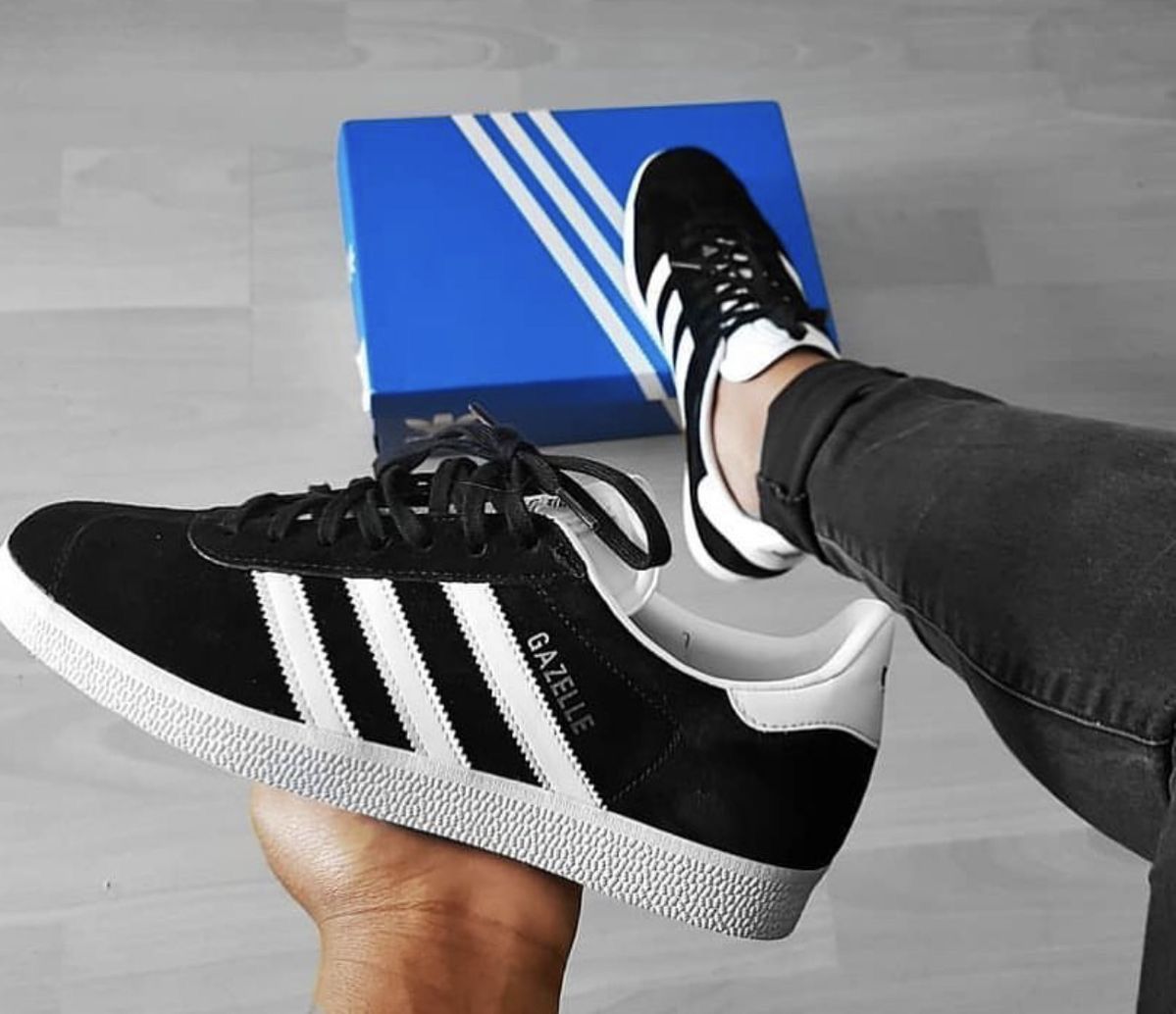 Adidas Gazele Preto Branco Adidas Gazele Preto Branco