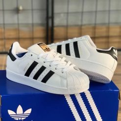 Adidas Superstar Branco com preto