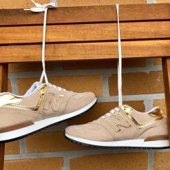New Balance 574 Beje Ouro