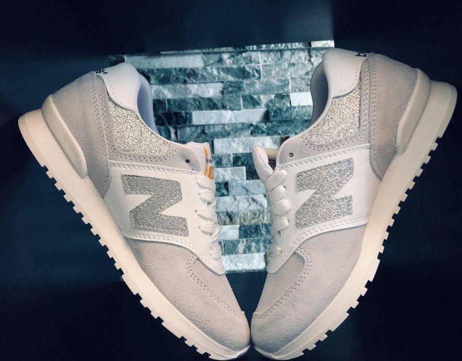 New Balance 574 Branco Prateado New Balance 574 Branco Prateado