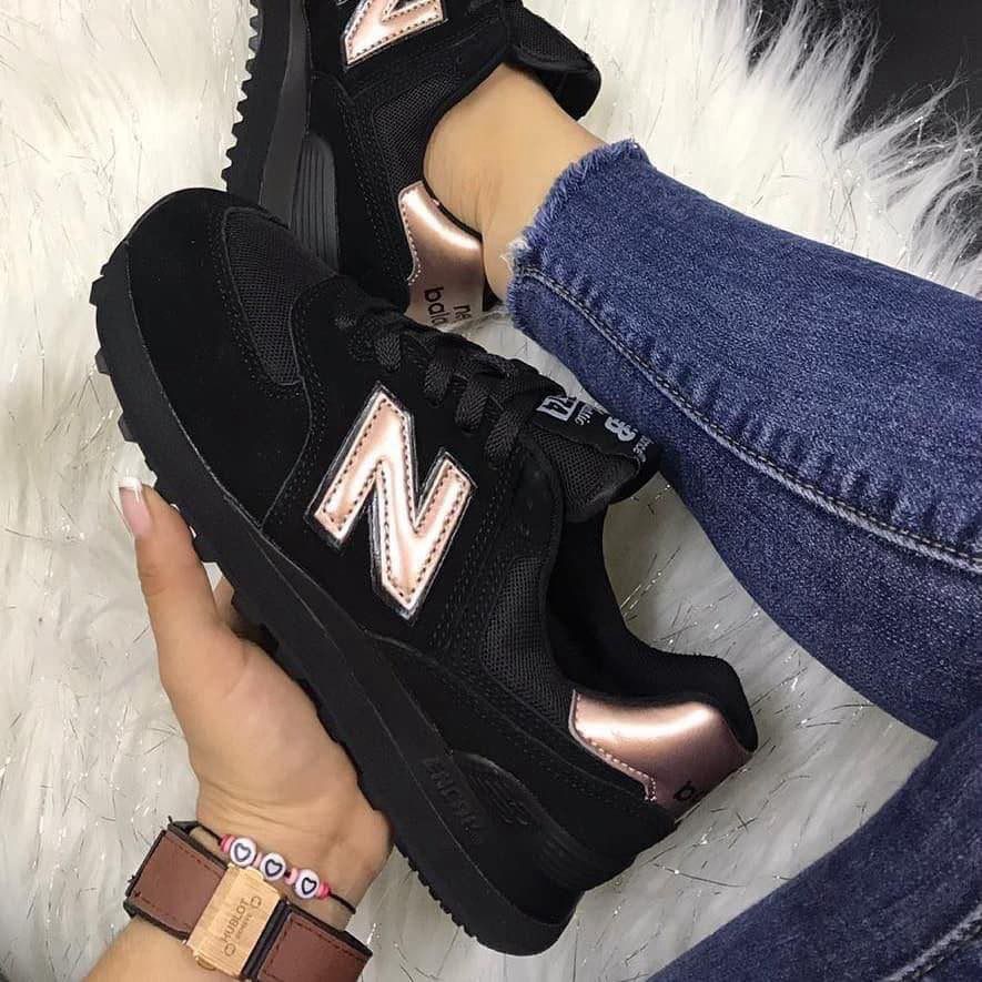 New Balance 574 Preto Bronze New Balance 574 Preto Bronze