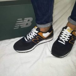 New Balance 574 Azul Camel